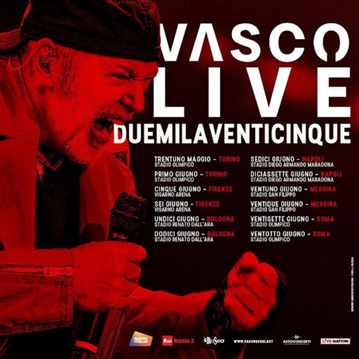 Vasco Rossi nuove date 2025