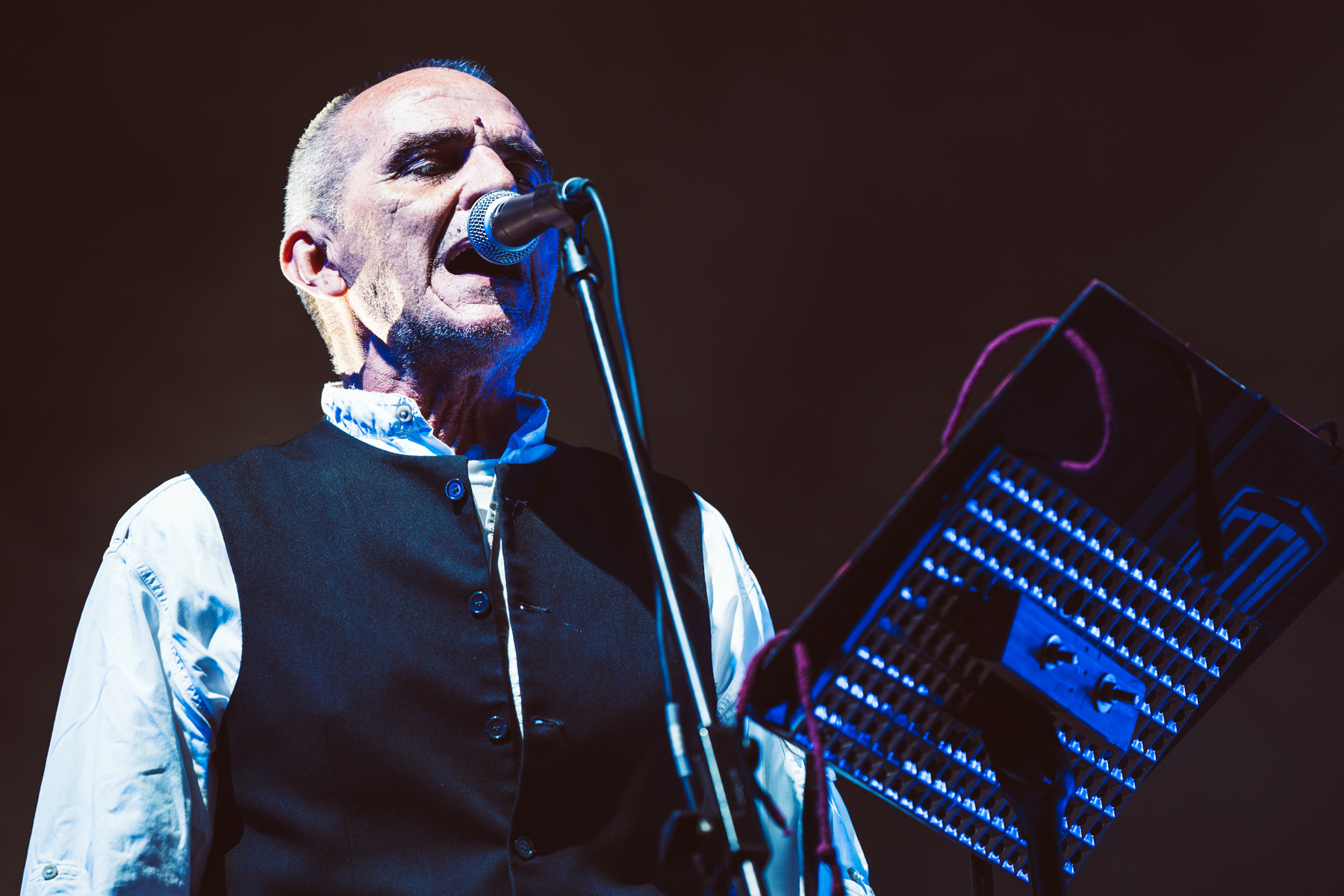 Giovanni Lindo Ferretti dei CCCP in concerto al AMA Festival di Romano D'ezzelino - Foto di Giuseppe Craca