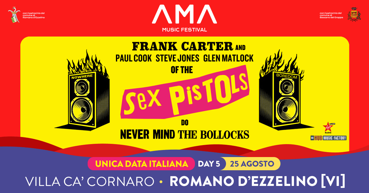 SEX PISTOLS in italia ama music festival 2024