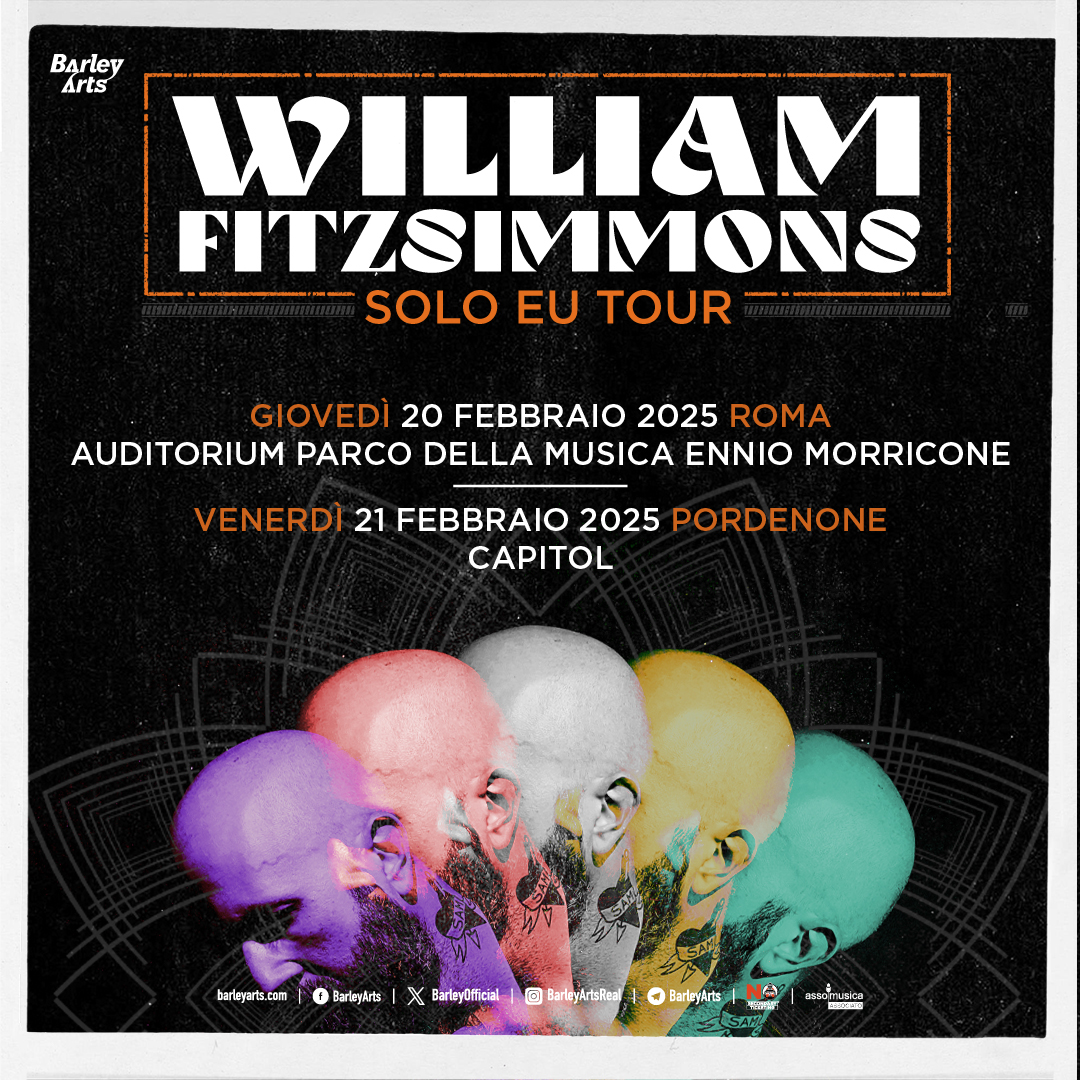 William Fitzsimmons roma pordenone 2024